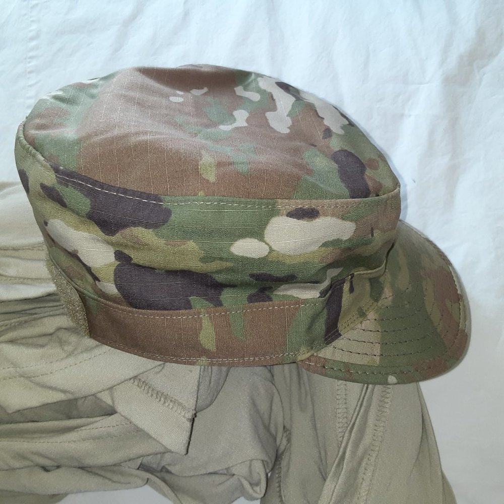 OCP Woodland Camo Patrol Cap, Like New * Current US Army, Air Force, Ukraine